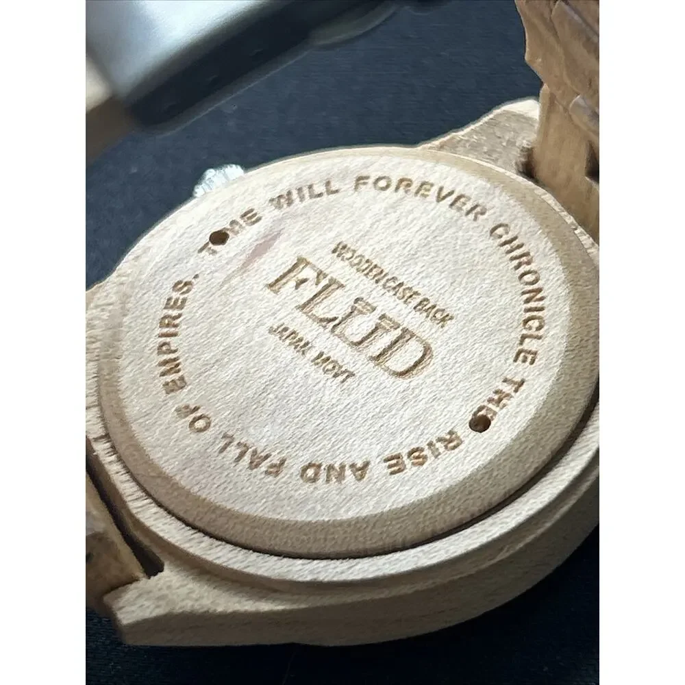 Flud Men’s Wood Quartz Watch